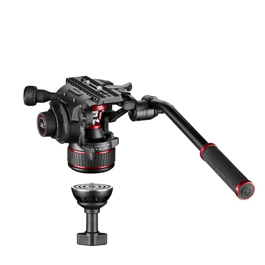 Video-Stative Manfrotto | Nitrotech 608 Aluminium Video-Stativ Mit Mittelspinne