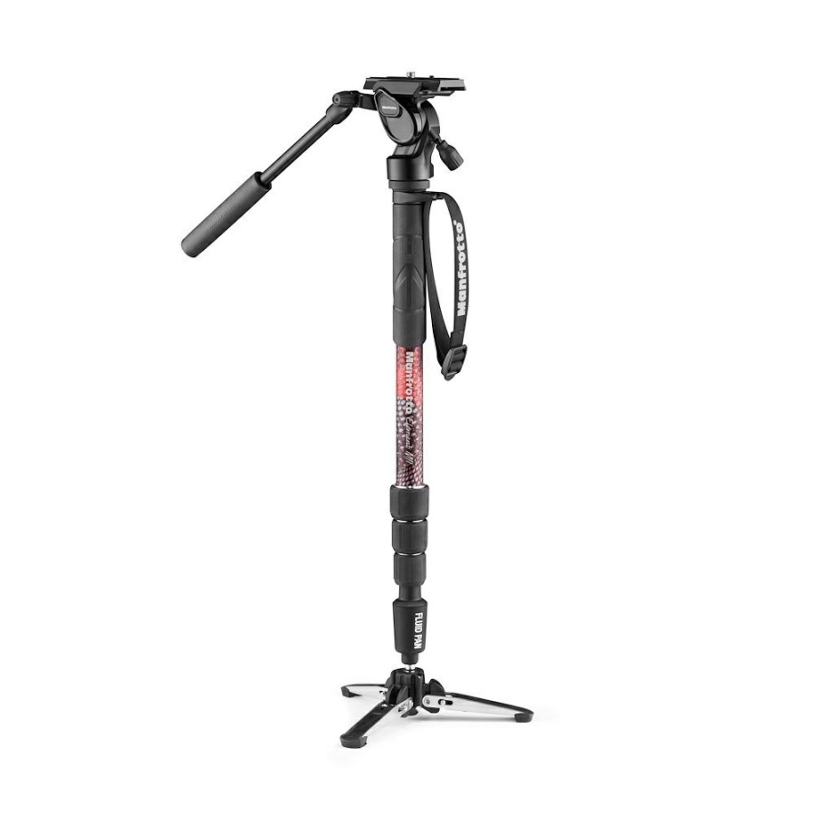 Video-Stative Manfrotto | Element Mii Video-Einbeinstativ Aluminium Kit Mit Fluidkopf