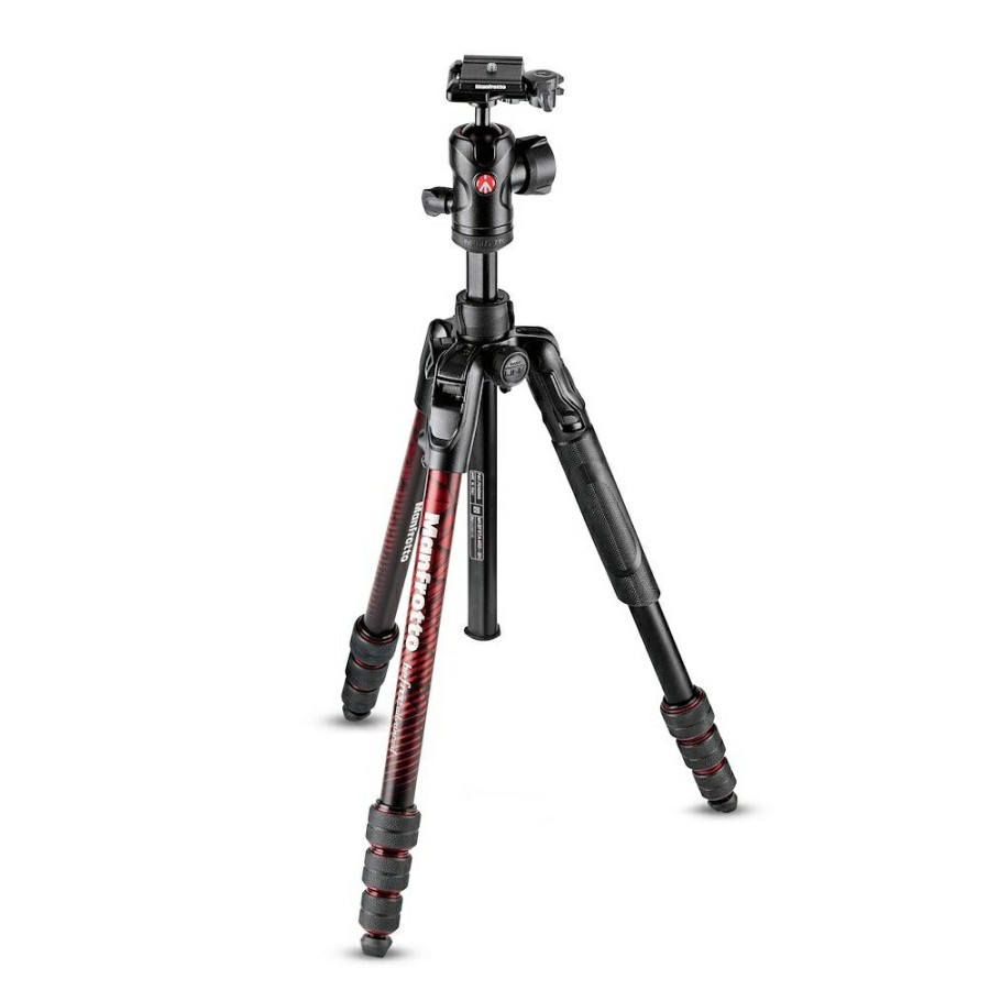 Foto-Stative Manfrotto | Befree Advanced Alu Reisestativ Twist Mit Kugelkopf, Rot