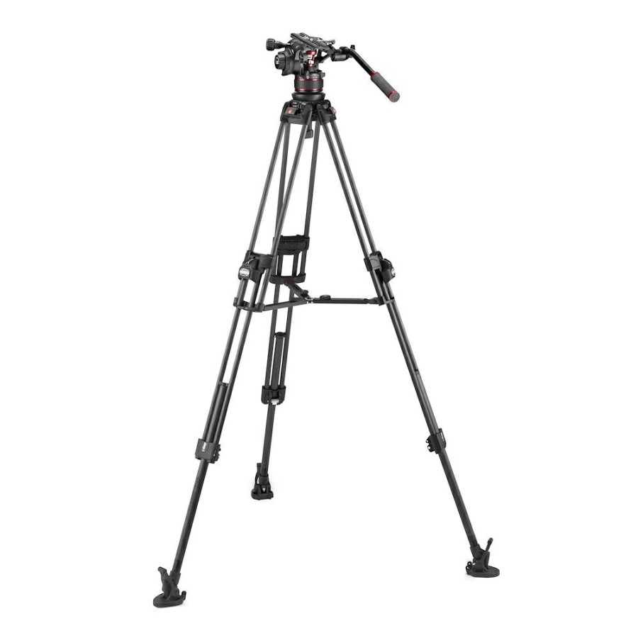 Video-Stative Manfrotto | Videokopf Nitrotech 612 Mit Stativ 645 Fast Twin Carbon