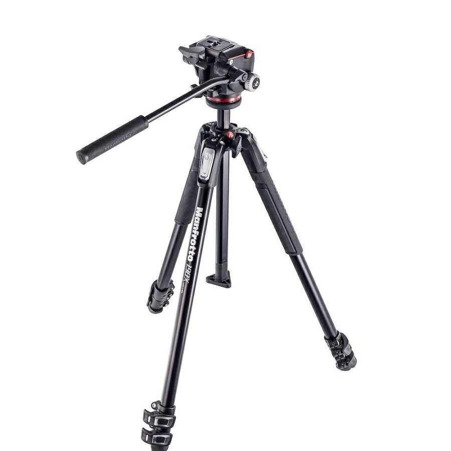 KAMERA Manfrotto | 190X Alu Stativ Qpl Mit Xpro Fluid-Kopf, 3 Segmente