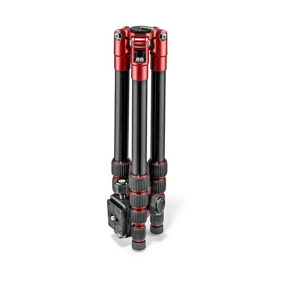 Foto-Stative Manfrotto | Kleines Element Traveller Alu Stativ Mit Kugelkopf, Rot