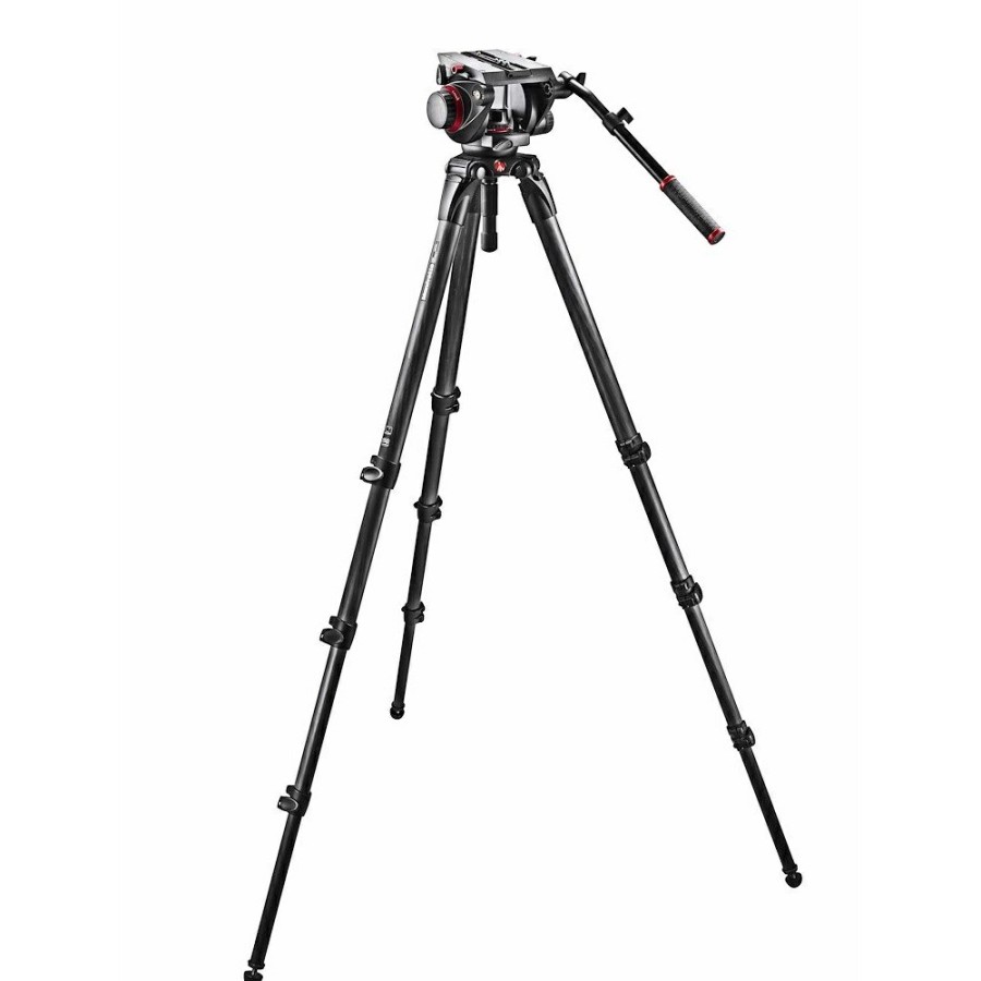 Video-Stative Manfrotto | Stativ-Kit In Einrohrausfuhrung Mit Pro Fluid-Video-Neiger