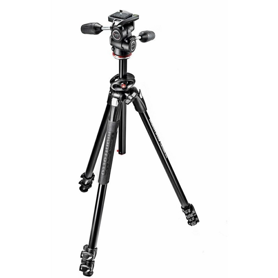 KAMERA Manfrotto | 290 Dual Alu Stativ Mit 3-Wege-Neiger, 3 Segmente