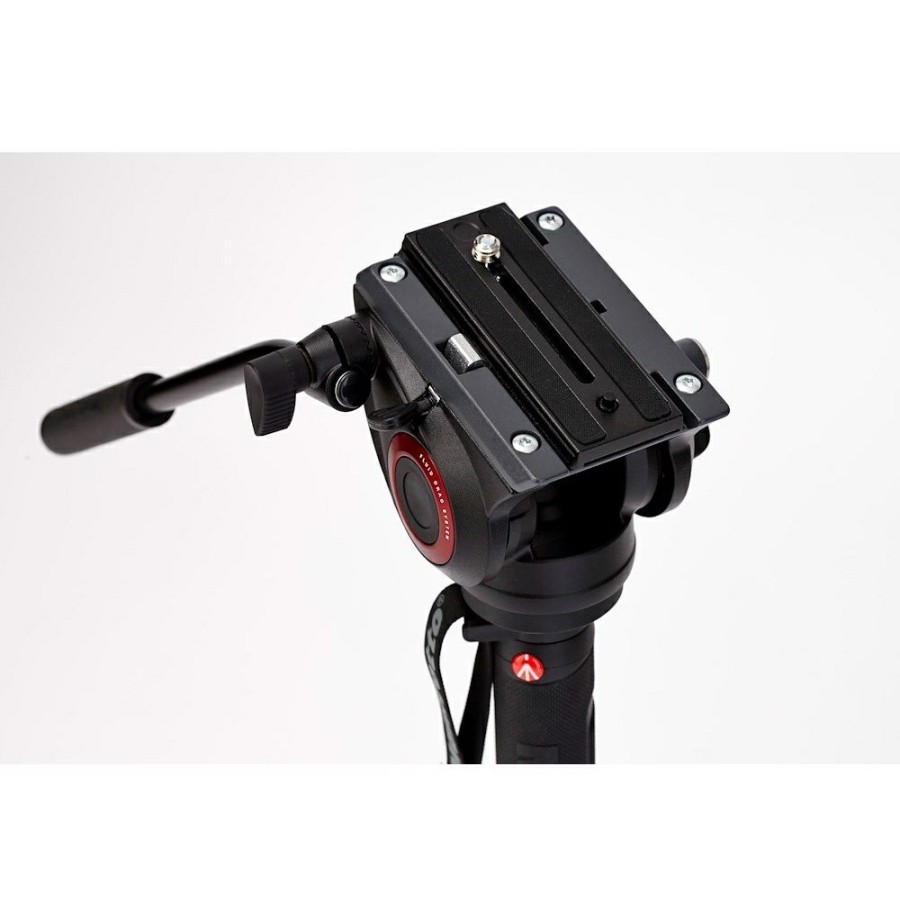 FOTOGRAFIESTIL Manfrotto | Xpro Video-Einbeinstativ Aluminium Mit Kopf, 4 Segmente