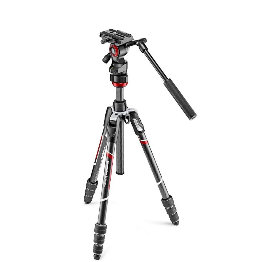 Video-Stative Manfrotto | Befree Live Kit Twist Carbon Mit Fluid-Videokopf