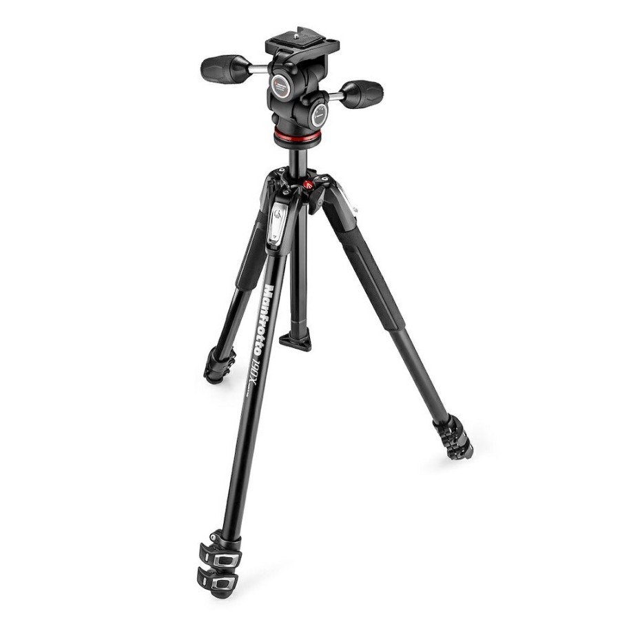 Foto-Stative Manfrotto | 190X Alu Stativ Qpl Mit 3-Wege-Neiger, 3 Segmente