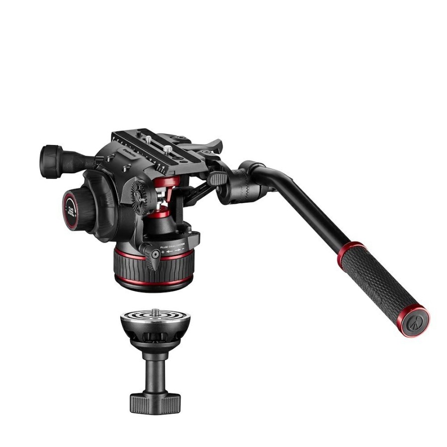 Video-Stative Manfrotto | Nitrotech 608 Carbon Video-Stativ Mit Mittelspinne