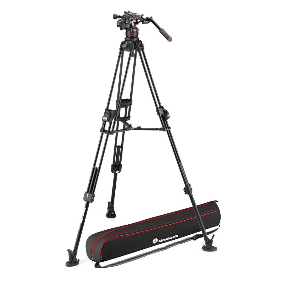 Video-Stative Manfrotto | Videokopf Nitrotech 612 Mit Stativ 645 Fast Twin Alu