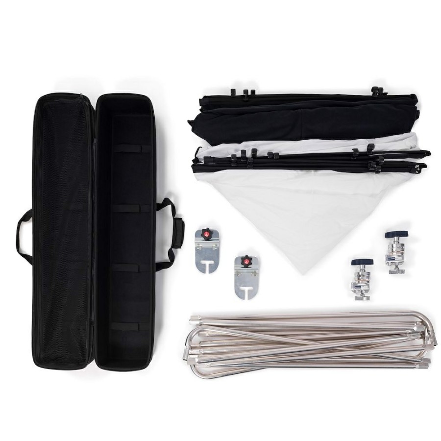 LICHTSYSTEME Manfrotto | Pro Scrim All-In-One-Kit Extra Large (2,9 X 2,9 M)