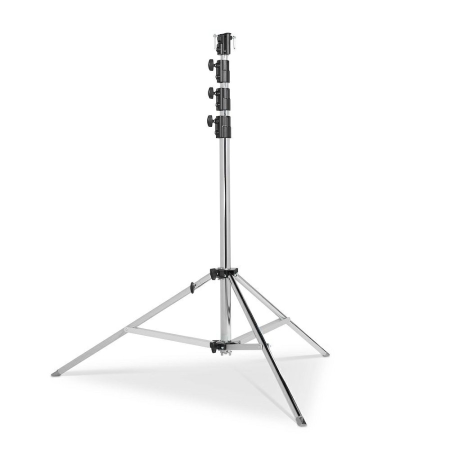 LICHTSYSTEME Manfrotto | Stativ Super Stahl Silber