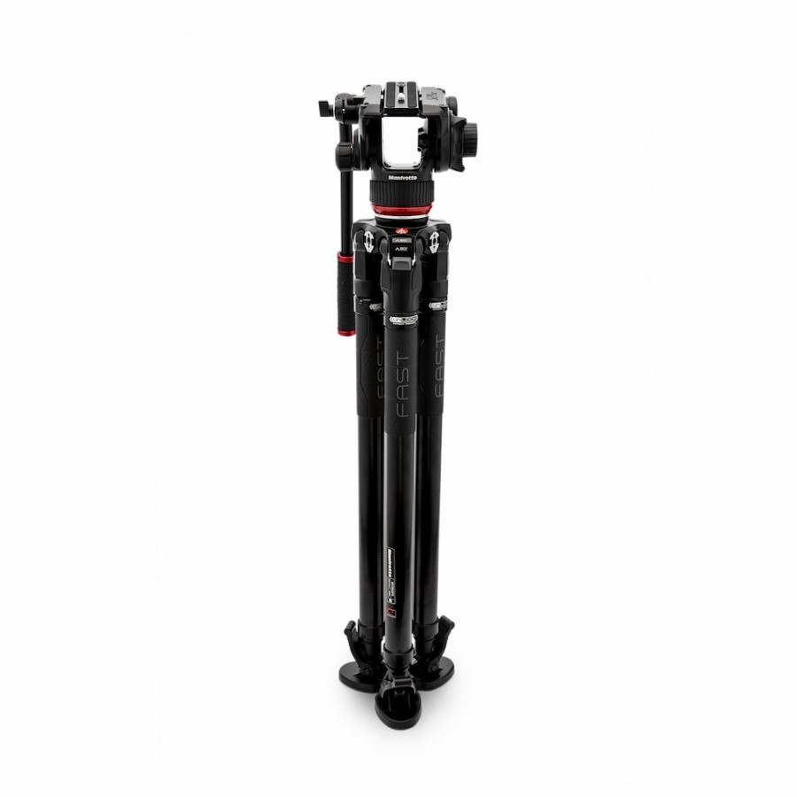 Video-Stative Manfrotto | Fluid-Videokopf 504X Mit Carbon-Einzelrohrstativ 635 Fast