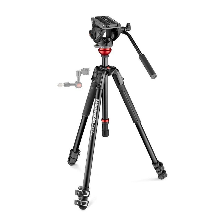 Video-Stative Manfrotto | 190X Video Alu Stativ Mit 500 Fluid Videokopf