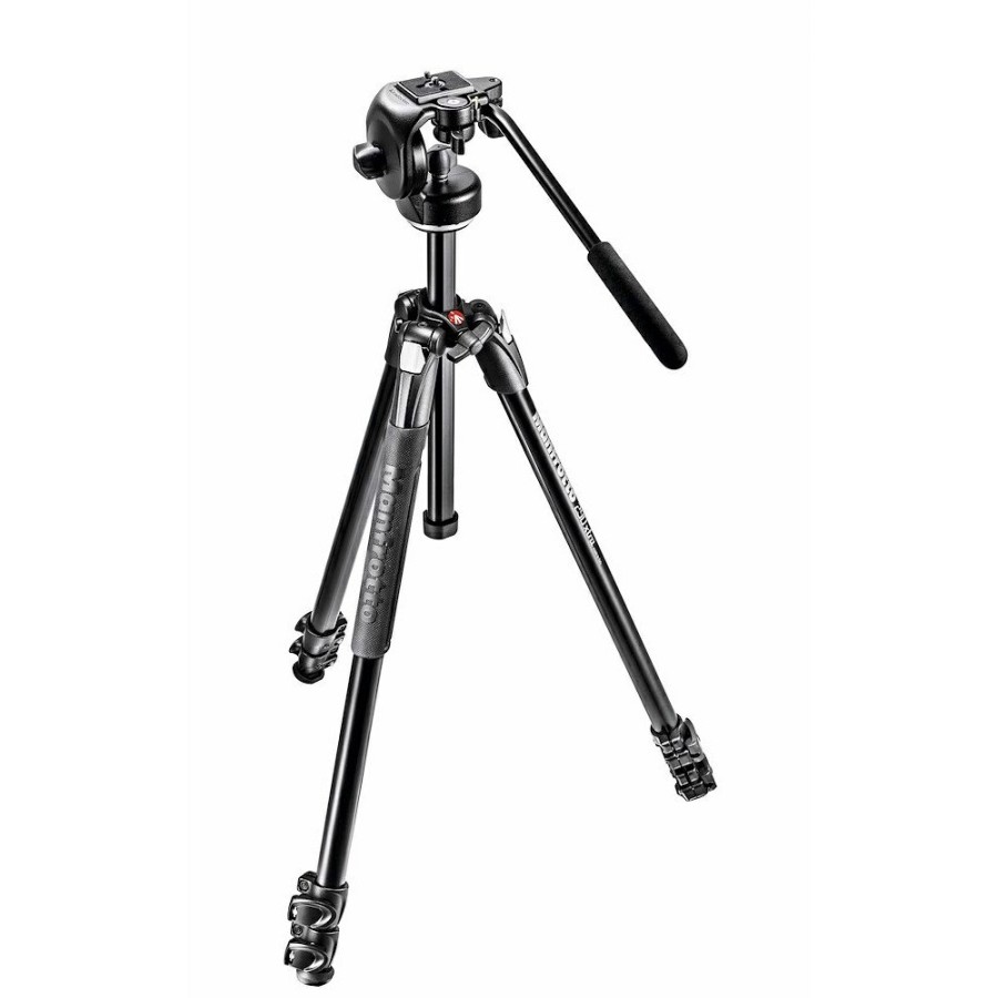 KAMERA Manfrotto | 290 Xtra Alu Qpl Stativ Mit Fluid-Kopf, 3 Segmente