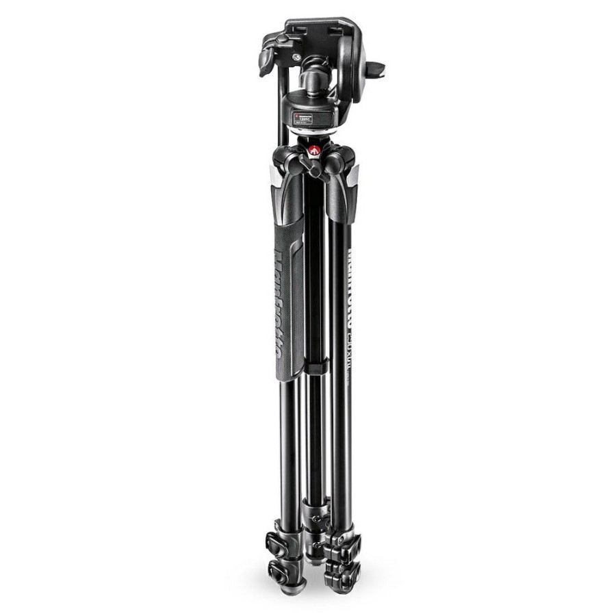 KAMERA Manfrotto | 290 Xtra Alu Qpl Stativ Mit Fluid-Kopf, 3 Segmente